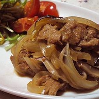 大豆ミートの生姜焼き